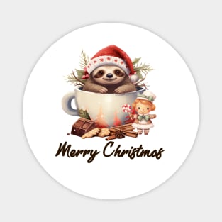 Merry Slothmas Magnet